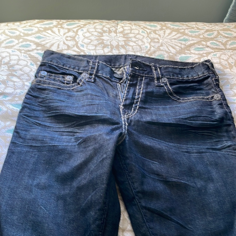 True religion mens dark navy jeans